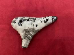 B09(BOM'S)オカリナ　東京都の作品　アルトC管　モノクロ―ムモデル
