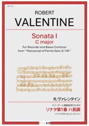 【BAND415 リコーダーピース103】　ヴァレンタイン:リコーダーと通奏低音のための ソナタ第1番 ハ長調