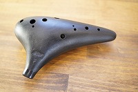 【再注文専用】(水無月)オカリナ　スタンダード・唐津の土　アルトF管　【当店検品済】