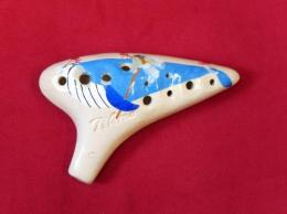 T90【中古品】(ティアーモ)オカリナ・スタンダード・Yukikoデザイン(クジラと海賊)　アルトC管