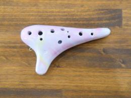 H09【新品】(BOM'S)オカリナ　東京都の作品　ソプラノG管 サザンカ
