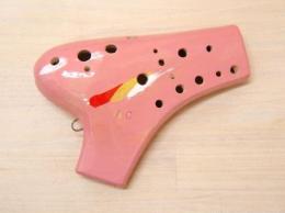 H38【新品】(颯)ダブルオカリナ　大阪府の作品　アルトC管