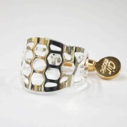 Air Music / B♭クラリネット・アルトサックス用リガチャー Honeycomb duo(ハニカムデュオ)/ プラチナメッキ(PTP)