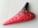 m013【中古品】(オオサワ)オカリナ　iシングル　アルトC管