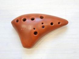 T735【中古品】(無有)オカリナ　ソプラノG管　運指タイプ2