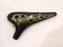 T743【中古品】(風花)オカリナ　スタンダード　アルトC管