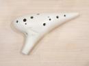 T749【中古品】(Osawa)オカリナ　iシングル　マットホワイト　アルトC管