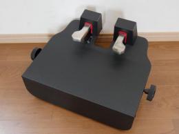 145【中古品】【イトーシン】　ピアノ補助ペダル　クローバーブラック