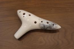 【お客様ご予約品】ピュアサウンド!　(クーロン)オカリナ　ソプラノC管、オカリナキーホルダー