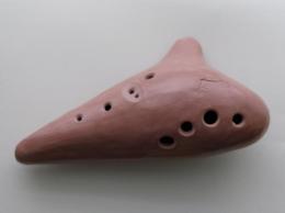 m020【中古品】(サウザンドリーブス)オカリナ　TC　バスC管【11穴】