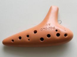 m049【中古品】(ポポロ)オカリナ・スタンダード　アルトC管