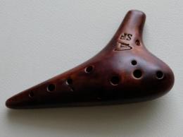 m062【中古品】(フォーカリンク)オカリナ　漆仕上げ　ソプラノF管