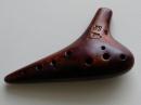 m062【中古品】(フォーカリンク)オカリナ　漆仕上げ　ソプラノF管