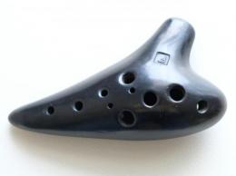 m063【中古品】(森の音)オカリナ　長野県の作品　ソプラノF管【運指タイプ2】