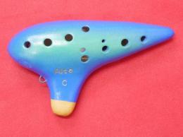 T332【中古品】(エルミガロ)トオカリナ　大阪の作品　アルトC管【運指タイプ2】