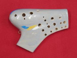 C09(颯-かぜ-)トリプルオカリナ　大阪の作品　アルトC管【梅雨空色】