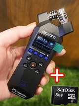 【ZOOM】 手のひらサイズ　ポータブルレコーダー　H1essential　(8GBのSDカード付)