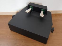 148【中古品】【吉澤】 ピアノ補助ペダル AX-100　ブラック