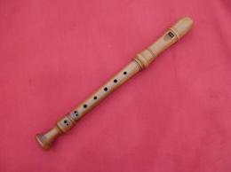 番号336【中古品】(FEHR)ソプラノリコーダー モデルⅣ A=440Hz　ブビンガ材