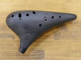 陶芸家がつくる(水無月)オカリナ　スタンダード　バスC管　【当店検品済】