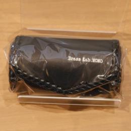 【店頭在庫分】ブラスラボモモ / 本革製マウスピースポーチ トロンボーン/ユーフォニアム用(2本用) / ネイビー