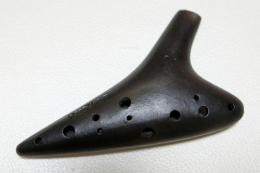 m073【中古品】(ティアーモ)オカリナ　黒陶シリーズ・合奏モデル　ソプラノG管