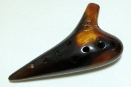 m078【中古品】(フォーカリンク)オカリナ　漆仕上げ　アルトC管