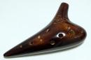 m081【中古品】(フォーカリンク)オカリナ　漆仕上げ　アルトC管
