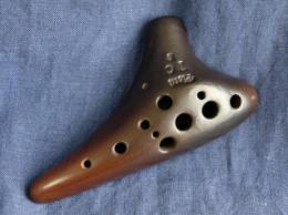 m134【中古品】(ピエタ)オカリナ　栃木県の作品　ソプラノC管