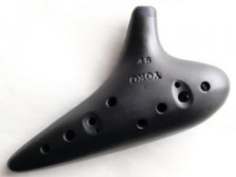 m143【中古品】(YOKO)オカリナ　ブラックモデル　ソプラノF管