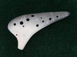 U35【性能抜群の丸型】(TSUBASA)オカリナ　スタンダード　アルトC管　ナチュラル仕上げ