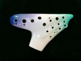 U39【エッジ丸型のトリプル】(イカロス)トリプルオカリーナ　SOGNO NUOVO(ソーニョ　ヌオーヴォ)　アルトC管