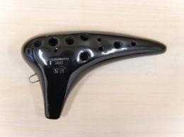 T848【中古品】(ナイト)オカリナ　フィオレット　ノーマルブレス　アルトC管　ブラック