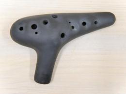 T856【中古品】(ひぐらし)オカリナ　上モデル　アルトC管　漆なし