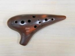 T869【中古品】(ピエタ)オカリナ　栃木県の作品　アルトC管　11穴