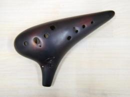 T872【中古品】(フォーリング)オカリナ　漆仕上げ　バスC管