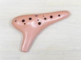 H81 【新品】(ヒロミチ)オカリナ　ナチュラル仕上げ　愛知県の作品　ソプラノF管