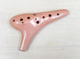 H82 【新品】(ヒロミチ)オカリナ　ナチュラル仕上げ　愛知県の作品　ソプラノF管