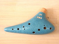 H02【訳あり品】(水無月)オカリナ　福岡県の作品　レジーナ?　アルトC管