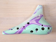 H38(BOM’S)オカリナ　東京都の作品　アルトC管～海ガメの子～
