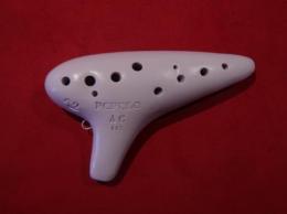 K168【新品・訳あり】(POPOLO)オカリナ　スタンダード“モダン”　アルトC管