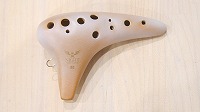T564【中古品】(ナイト)オカリナ　調 Shirabe(伽羅 Pale Brown)　アルトC管
