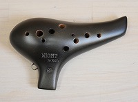 T612【中古品】(ナイトbyノーブル)オカリナ　艶消し仕上げ　アルトC管