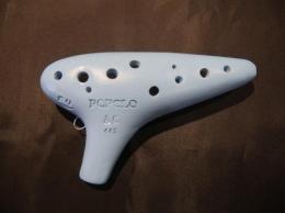 K122【新品・訳あり】(POPOLO)オカリナ　スタンダード“モダン”　アルトC管