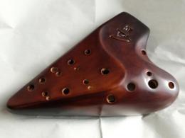 m150【中古品】(フォーカリンク)ダブルオカリナ　漆仕上げ　アルトC管